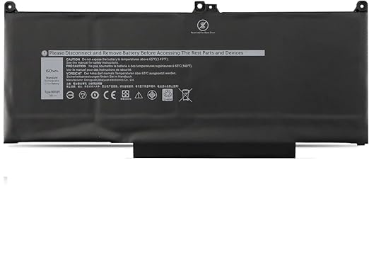 Image of Laptrix MXV9V Laptop Battery Compatible for Dell Latitude 5300 5310 7300 7400 E5310 E5300 E7300 E7400 Inspiron 7300 7306 2-in-1 Latitude 5300 5310 2-in-1 Series 0829MX 5VC 2M 05V C2M 829MX