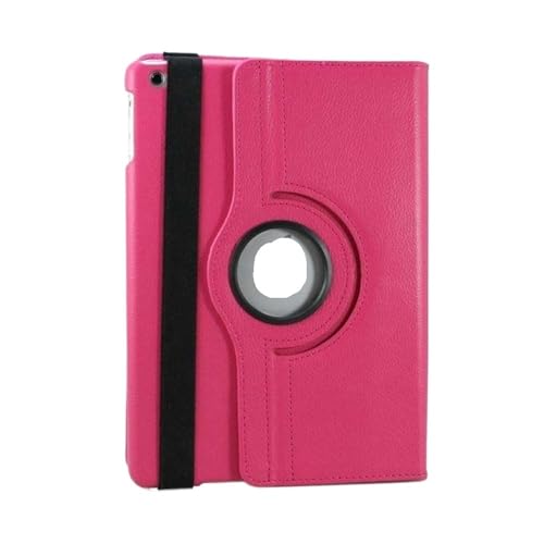 Funda protectora 360 para evitar caídas en Samsung Galaxy Tab A8 de cuero rosa lichi