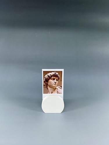 Dekoratif Notluk Fotoğraf - Kartvizit Tutucu - Daire, 3 Adet