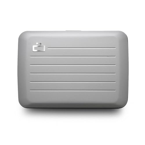 Image of OGON -DESIGNS- Slim RFID Blocking Aluminum Card Holder Wallet - OSLO