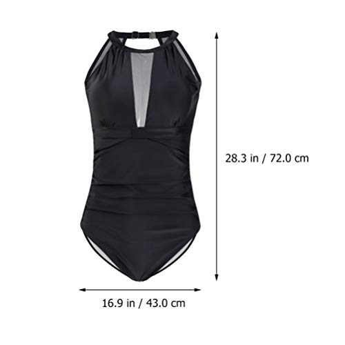 SOIMISS 1Pc Mulheres Swimsuit de Uma Peça Com Decote Em V Profundo Maiô Backless Swimwear Swim Vesti