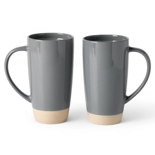 famiware Milkyway Coffee Mugs, 20oz Large Coffee Mug, Ceramic Mug Set of 2