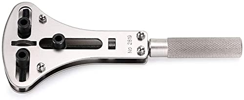 LLF Watch Screw Case Back Opener Remover Repair Tool Large Wrench & 12 Bits (55mm Watch Back case)