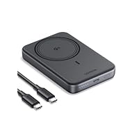 UGREEN Nexode Power Bank Magnetico 10000mAh Qi2 15W, Caricatore Portatile Magsafe USB C PD 30W con...