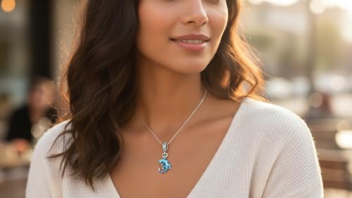 Abalorio de lagarto azul antialérgico de plata 925 compatible con pulsera 5