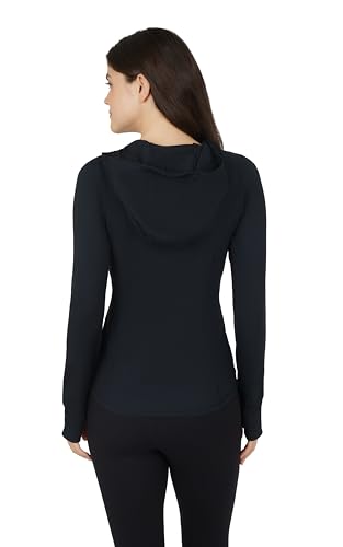 Yogalicious Full-Zip Lightweight Hooded Running Workout Yoga Lux Jacket with Pockets4