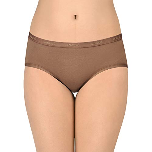 Image of Amante Solid Cotton Low Rise Hipster Panty Pack(Pack of 3)