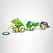 Hape Pull Along Frog Family with Anti-Rollover Wheels, Toddler Push and Pull Toys
