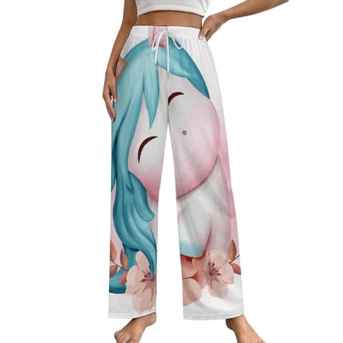 Bas de pyjama femme licorne taille S pour ne plus manquer de poches la nuit