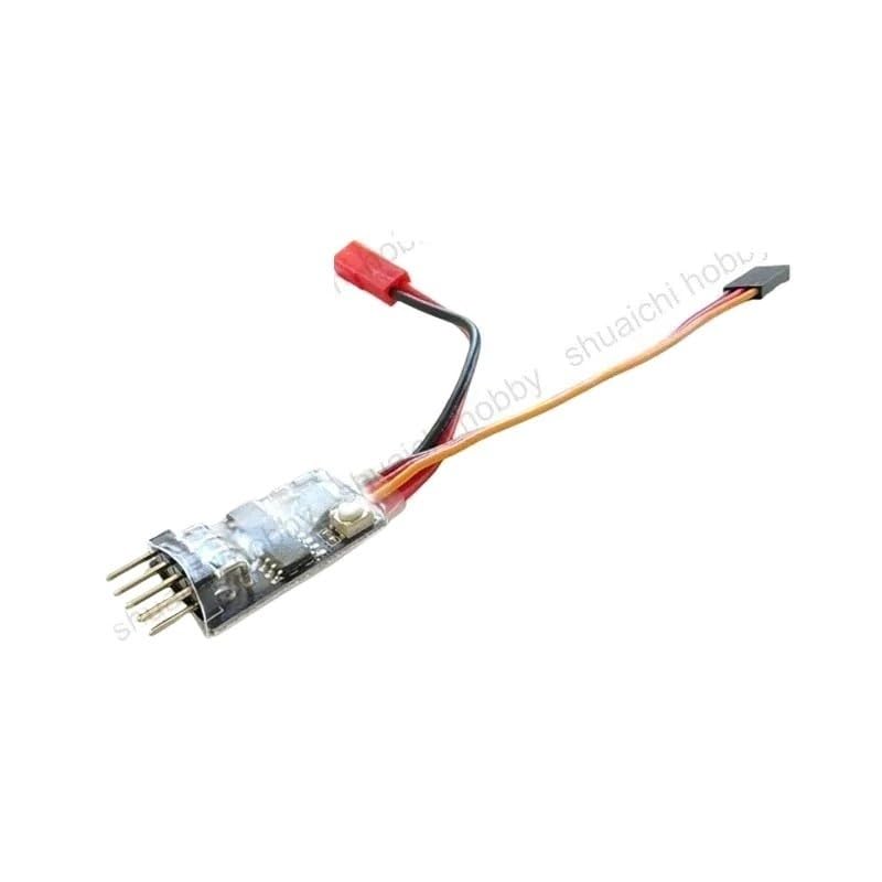 Module de commande d'éclairage de voiture, télécommande DC 5-12V 2CH 4CH, troisième canal avec interrupteur de respiration stroboscopique for pièces de chenille RC(4CH external powered)