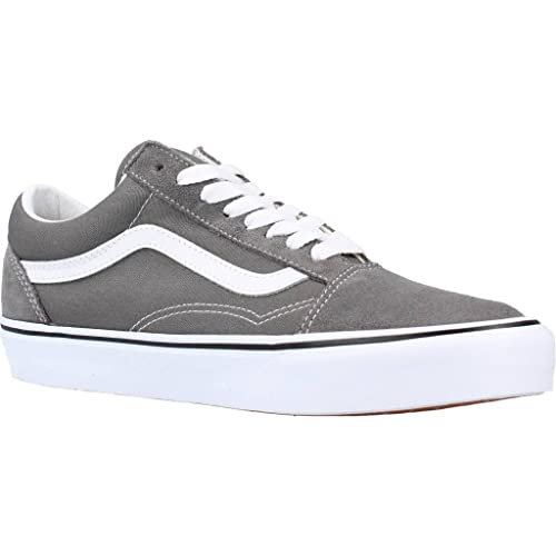 Image of Vans Unisex Plimsolls, Grey, 7 Women /5.5 Men