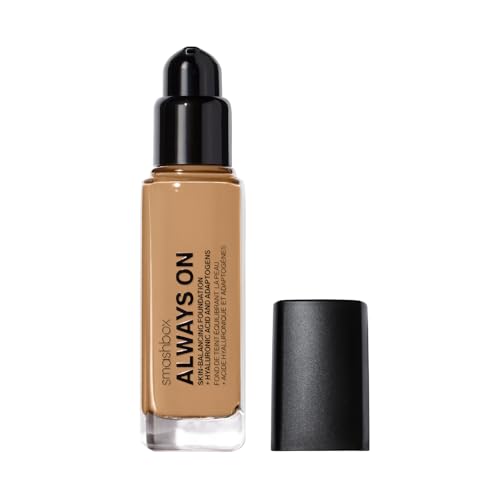 Smashbox Always On Skin-Balancing Foundation | Medium-To-Full Coverage Foundation | Hyaluronic Acid with a Natural-Looking, Second-Skin Finish, 1 Fl Oz, M20W