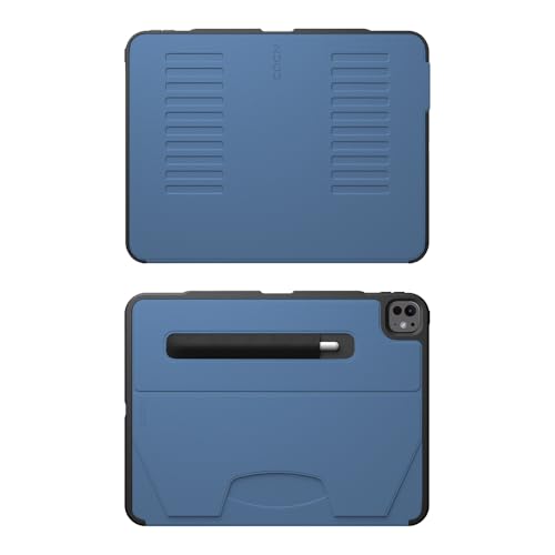 ZUGU CASE for iPad Pro 13 Inch Case (M4 / M5) 2024/2025 - Ultra Slim Protective Cover - Wireless Apple Pencil Charging - Convenient 10-angle Magnetic Stand & Auto Sleep/Wake [ Slate Blue ]