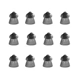 SYEYCW 12 Stück Hörgeräte Ohrstöpsel, 9mm Silikon Dome, Doppellagiges Ersatz Gehörhilfe Ohrstöpsel, Austauschbar und Waschbar, Hörgerätezubehör für Senioren