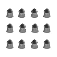 SYEYCW 12 Stück Hörgeräte Ohrstöpsel, 9mm Silikon Dome, Doppellagiges Ersatz Gehörhilfe Ohrstöpsel, Austauschbar und Waschbar, Hörgerätezubehör für Senioren