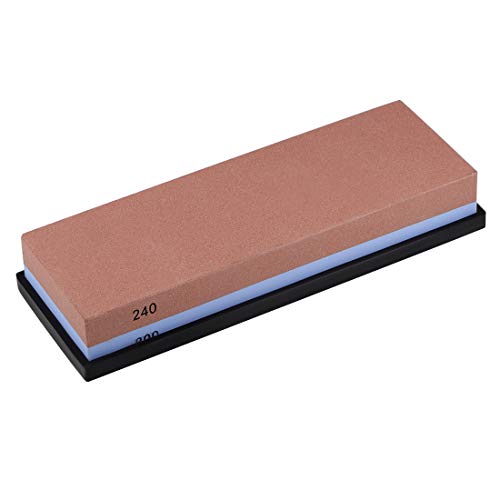sourcing map Double-Sided Whetstone Knives Sharpener Sharpening Stone 240/800 Grit for Scissors Razors Carving Tool