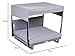greemotion PET Hundebett mit Dach aus Aluminium und 100% Polyester, 63 x 65 x 65 cm Hundeliege grau