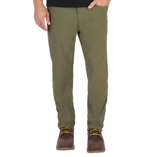 The American Outdoorsman Men's 5-Pocket Stretch Nylon Pants - Multiple Pockets for Storage - Travel Pants