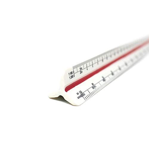 Artway 2302722 Plastic Triangular Scale Rule,Single