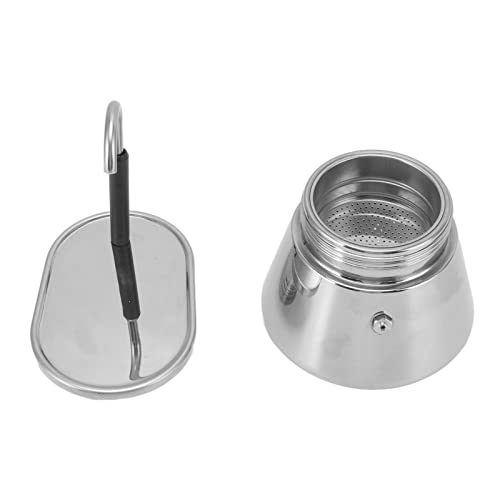 Cafetera moka de acero inoxidable de 500ml duradera para estufa 3