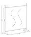 QUICK STAR Paravent Outdoor Wetterfest 150 x 190 cm Grau | Raumteiler Stellwand Innen | Garten & Balkon Sichtschutz Blickdicht
