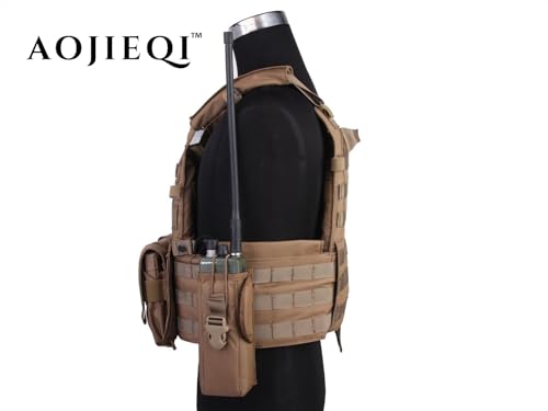 Emersongear LBT6094A Style Tactical Molle Vest with Radio Pouch Triple Mag Pouch and Dump Pouch3