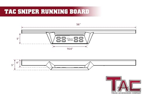 Estribos TAC para Ford Bronco 2021-2026 2 puertas negros miniatura 4
