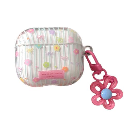 SCQYCWA ���킢���O���[�X�s���N�ԕ��f�U�C���w�b�h�Z�b�g�P�[�X AirPods Pro 3 (2025)�Ή� �C���z���ی�P�[�X Air Pod Pro 3(��)