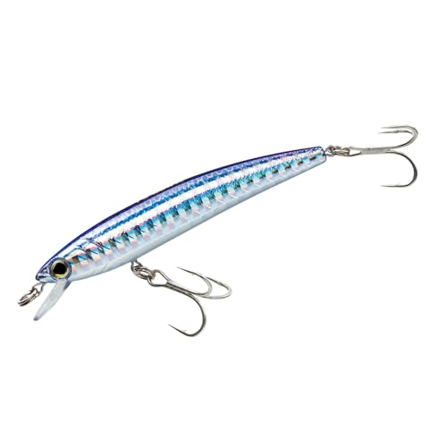 Yo-Zuri F1161-M177 Pins Minnow Floating Diver Lure, Silver/Blue