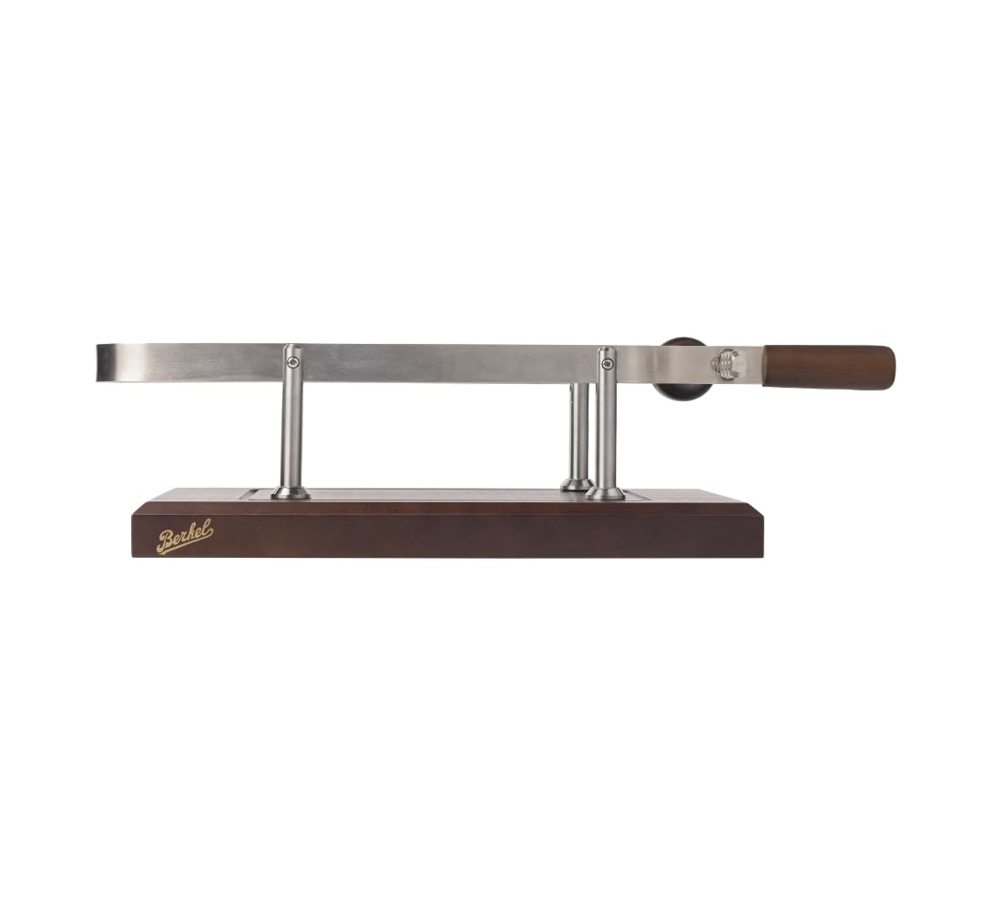 Berkel Morsa per prosciutto Italiano con Base in Legno Scuro