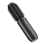 Lurowo Cordless 3 in 1 Hair Styler, Cordless Hair Styler Heated Hair Brush with 4 Temperature Adjustable, USB Rechargeable Hair Curler and Straightener Brush, Portable Straighteners for Hair Styling