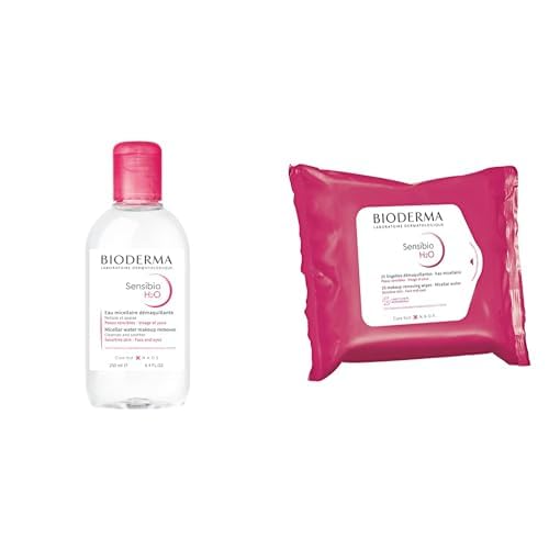 Bioderma - Sensibio H2O micellar water and wipes - Makeup remover...