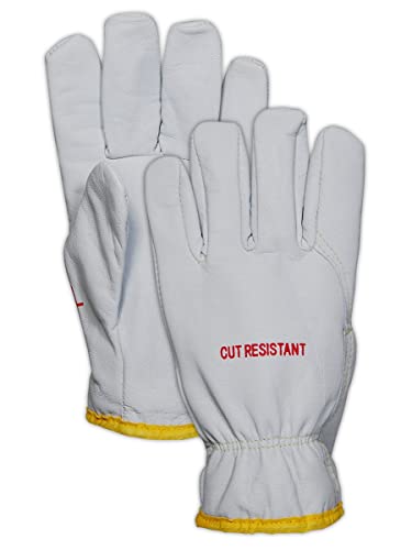 Magid 1243DENKV DuraFit Goatskin Leather Driver Glove with 1...