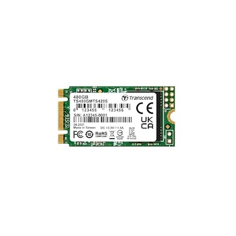 Transcend MTS420S 480 GB M.2 2242 SATA SSD 3D TLC (TS480GMTS420S)