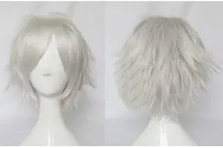 LUGANO DRAMAtical Murder DMMd クリア コスチューム コスプレウィッグ＋ウィッグネット COSPLAY