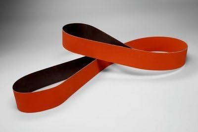 3M Cubitron 777F Coated Ceramic Orange Sanding Belt - Cloth Backing - YF Weight 