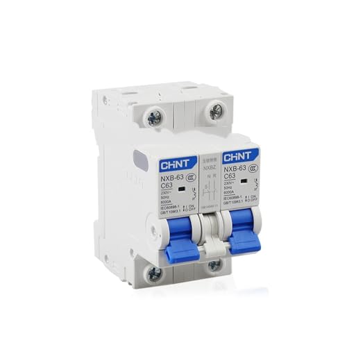 Interruptor de transferencia manual de 220V 40A para carril DIN con disyuntor de enclavamiento 1P 2