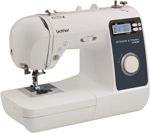 Image of Brother ST150HDH Strong & Tough Sewing Machine, 50 Built-in Stitches, Premium Sewing Thread 6-Pack Included