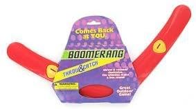 24 Packs of Red plastic boomerang
