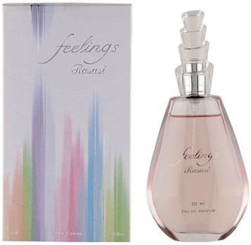 Rasasi Feelings For Women Edp 60 Ml (2.0 Oz) | Middle East Fragrance | Tempo Of Sensuality W/Citrus Notes Or Bergamot, Feminine Jasmine & Lavendar & Ends W/Warm Musk | Whimsical Perfumes #TOP1