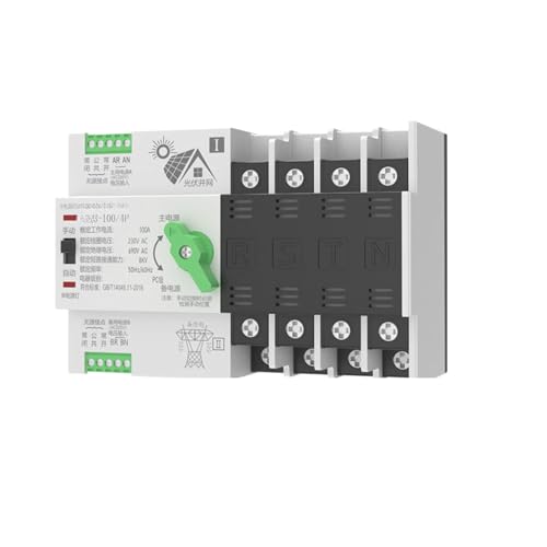Disjoncteur inverseur triphasé 220V 16A à basculement manuel sécurisé