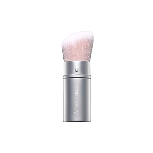 RMS Beauty Luminizing Powder Retractable Brush - Made with Synthetic Fibers, Vegan & Cruelty-Free (1 Count)