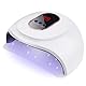 mreechan Nageltrockner Lampe,30 LED/UV Lampe für Nägel, 30/60/99s Timer, UV lampe für shellac nägel,Digital Anzeigebildschirm,Geeignet für alle Gel Nagellack