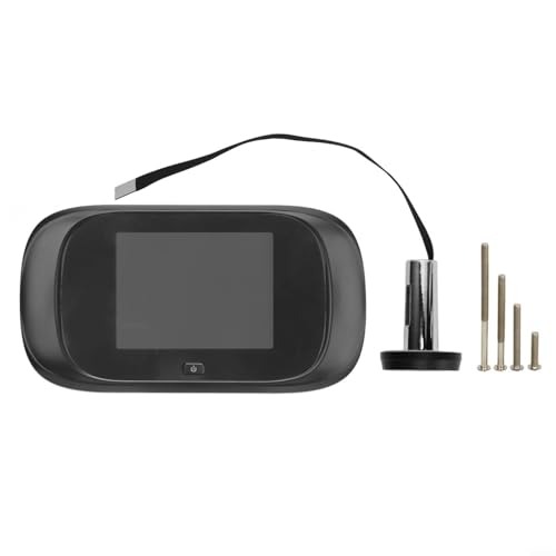 Floweringbeter Caméra de porte judas numérique avec écran LCD de 2,8, surveillance de sécurité de 1 million de pixels, visionneuse grand angle pour ouverture de porte de 14 à 30 mm, épaisseur de 35 à