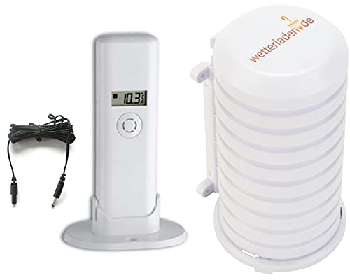 TFA Dostmann Temperatur Sender für Klimalogg Pro Kat.-Nr. 30.3181.IT (weiss mit JM Schutzgehäuse)