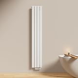 EMKE Radiatore Compatto, 1800x300 mm,627 Watt, Bianco