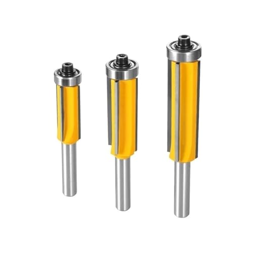 Fraise à affleurer 8mm Shank Z4 avec 4 lames carbure pour défonceuse