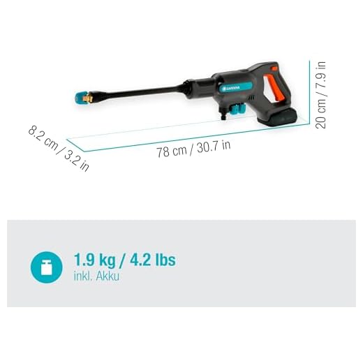 Gardena AquaClean Cordless Pressure Cleaner Set
