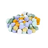 100 Pièces Octogone Cire à Cacheter Perle Mixte Couleur Sceau Timbre Cire DIY Manuel Compte Rétro Décor pour Mariage Carte Postale Fabrication Outils-Style E, ESPAGNE