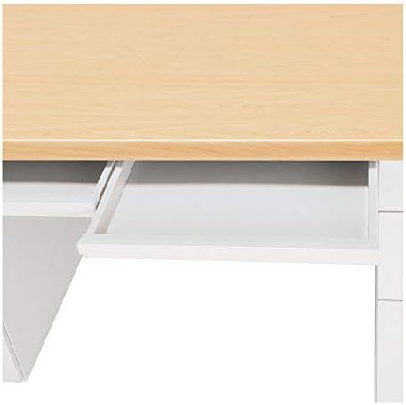 カグクロ オフィスデスク 事務用ナチュラル両袖机 W1600×D700×H700mm 事務机 KDN-167W 【computer】